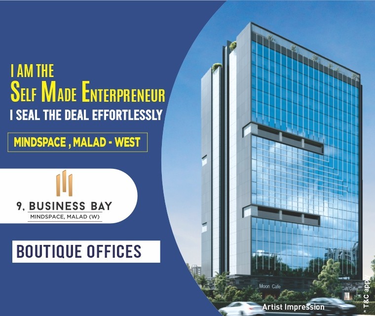 9 Business Bay Mindspace, malad west day elevation